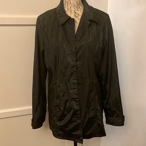 Black polyurethane jacket